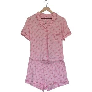 Juicy Couture Light Pink Logo Pajama‎ Set Size L